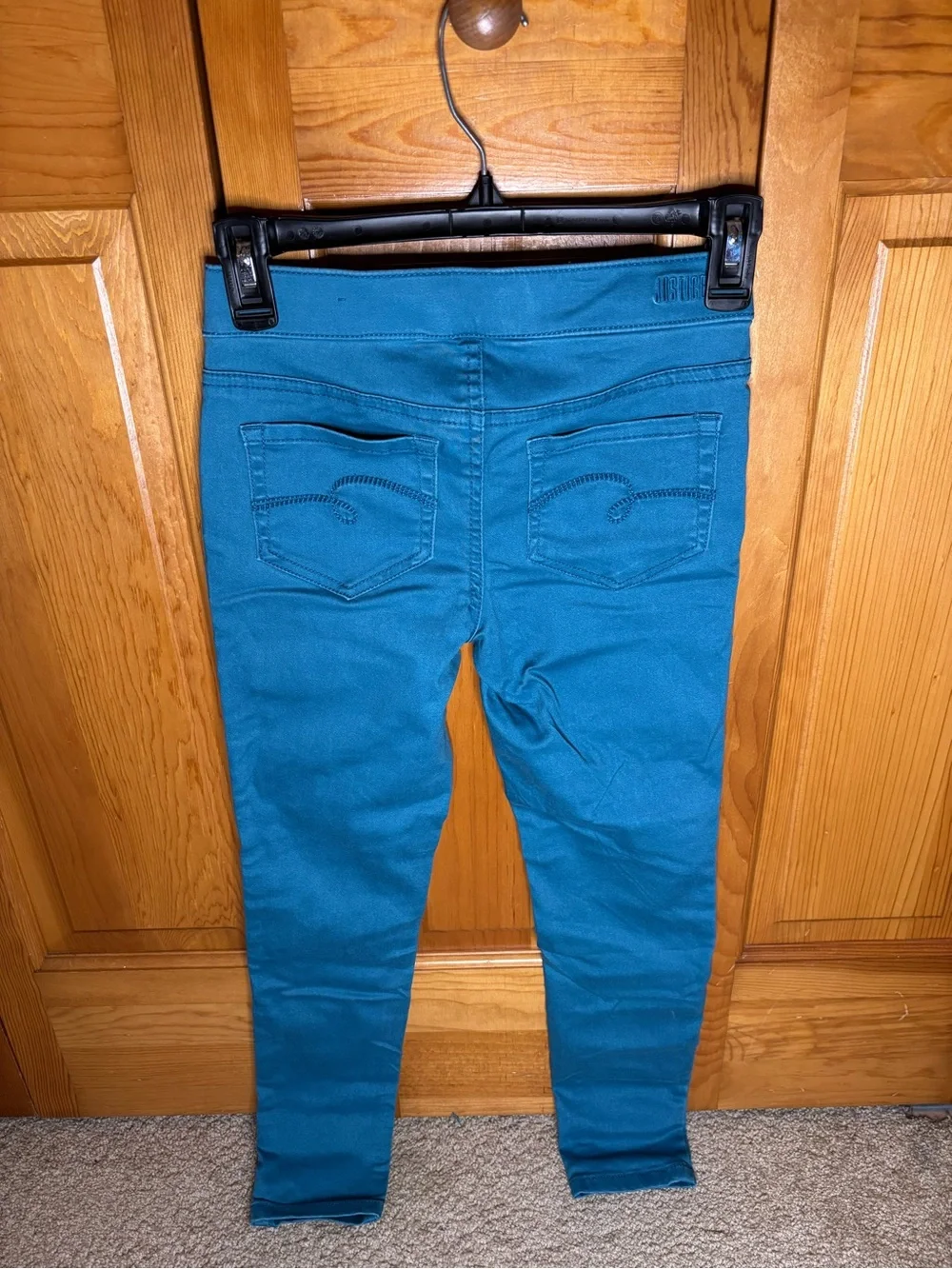 Justice Teal Girls' Pull-On Leggings